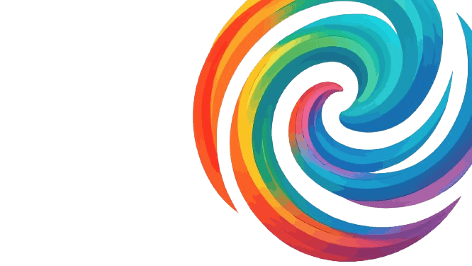 Colorful rainbow pattern